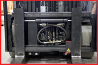 Laser Guide Mounted on Forks